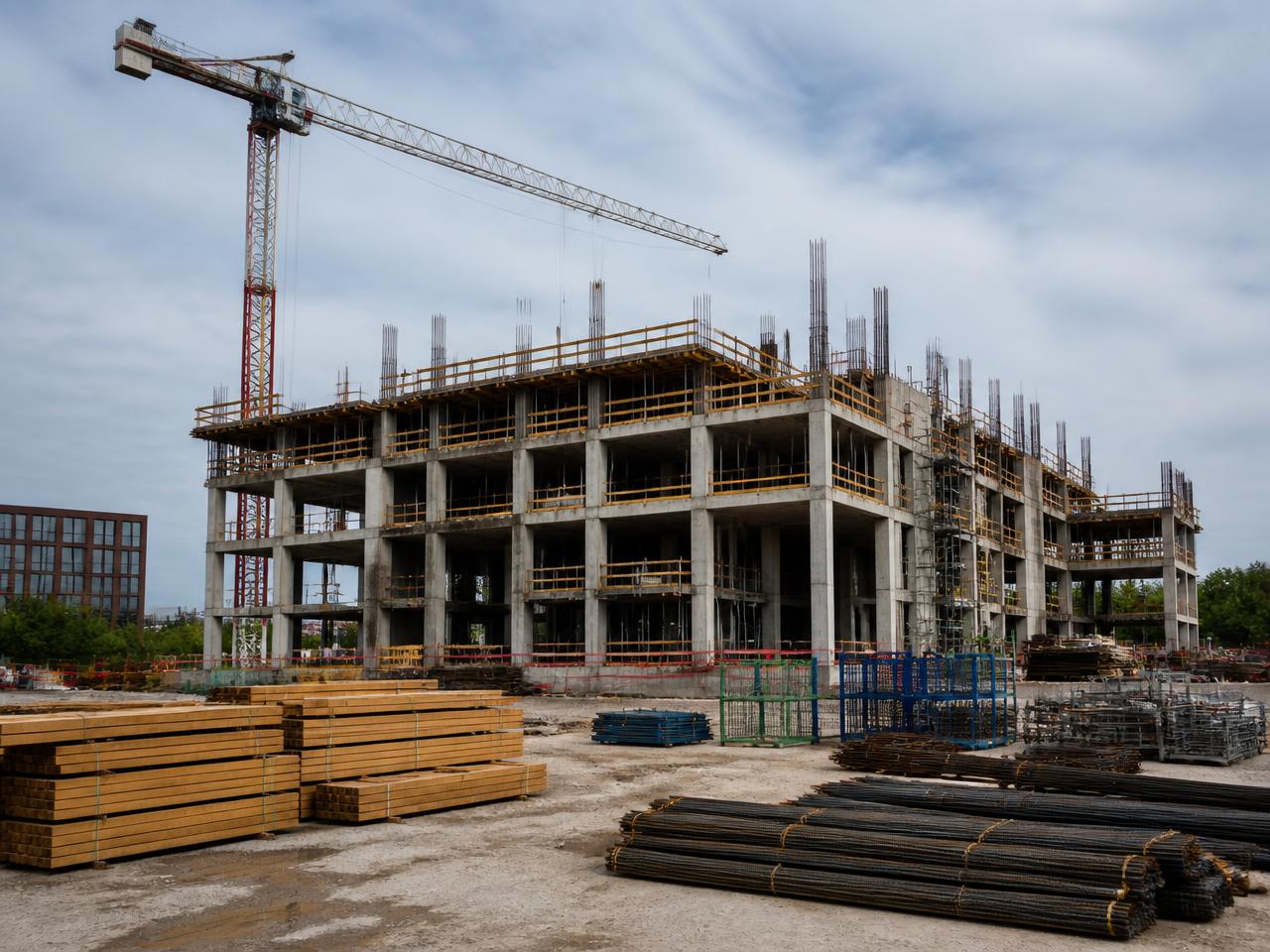 Construction baseline photo